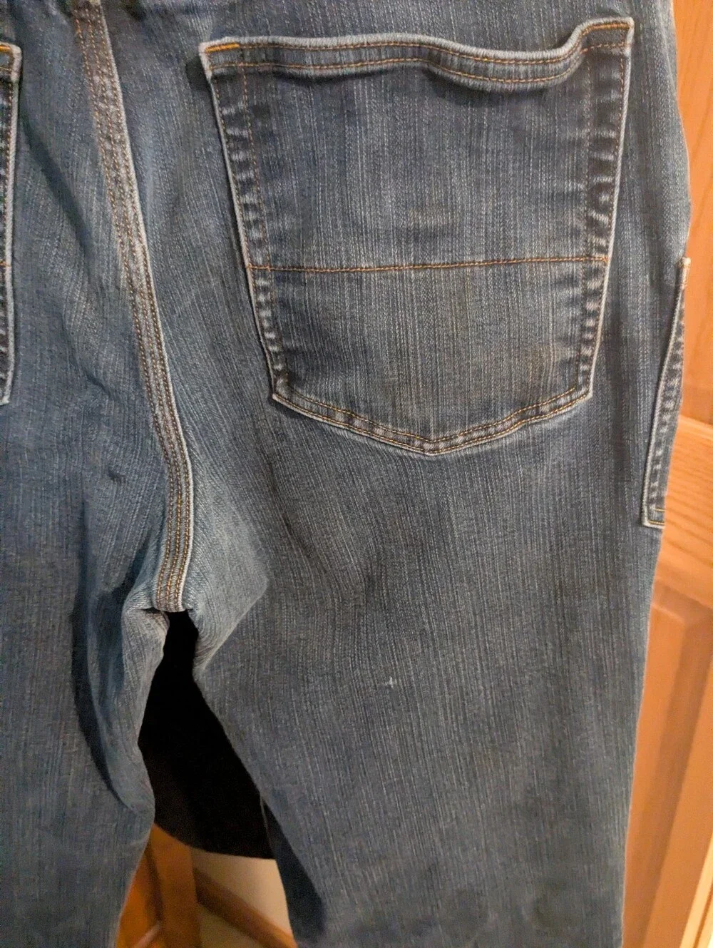 DULUTH Trading Co Ballroom Double Flex Jeans Mns 36x34, Cheap!